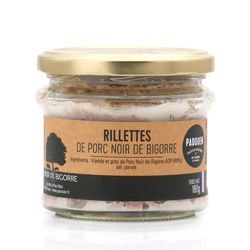 Rillettes de Porc, Noir de Bigorre, 180g