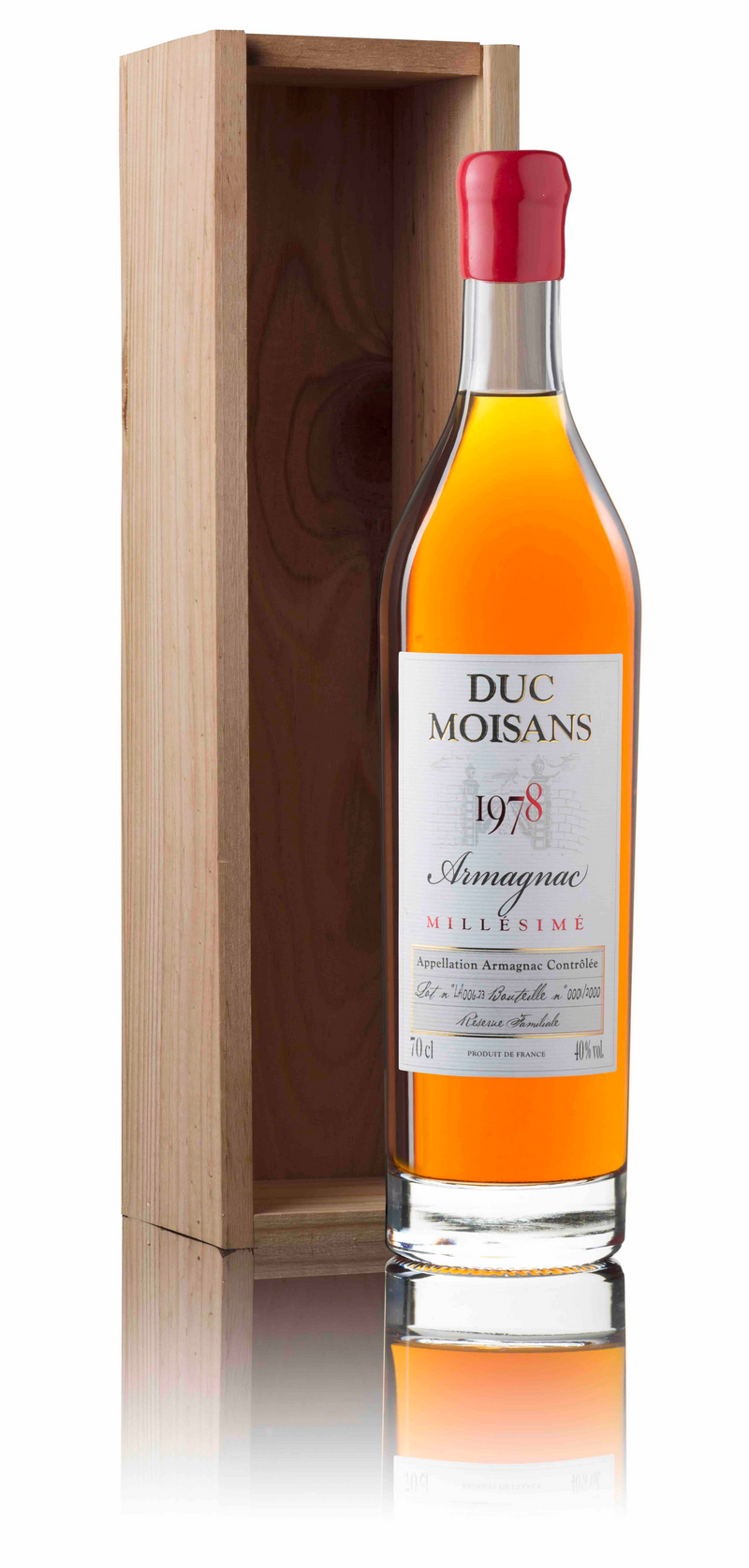 Armagnac Duc Moisans, Millésimé 1979, Très Vieille Réserve, 70cl