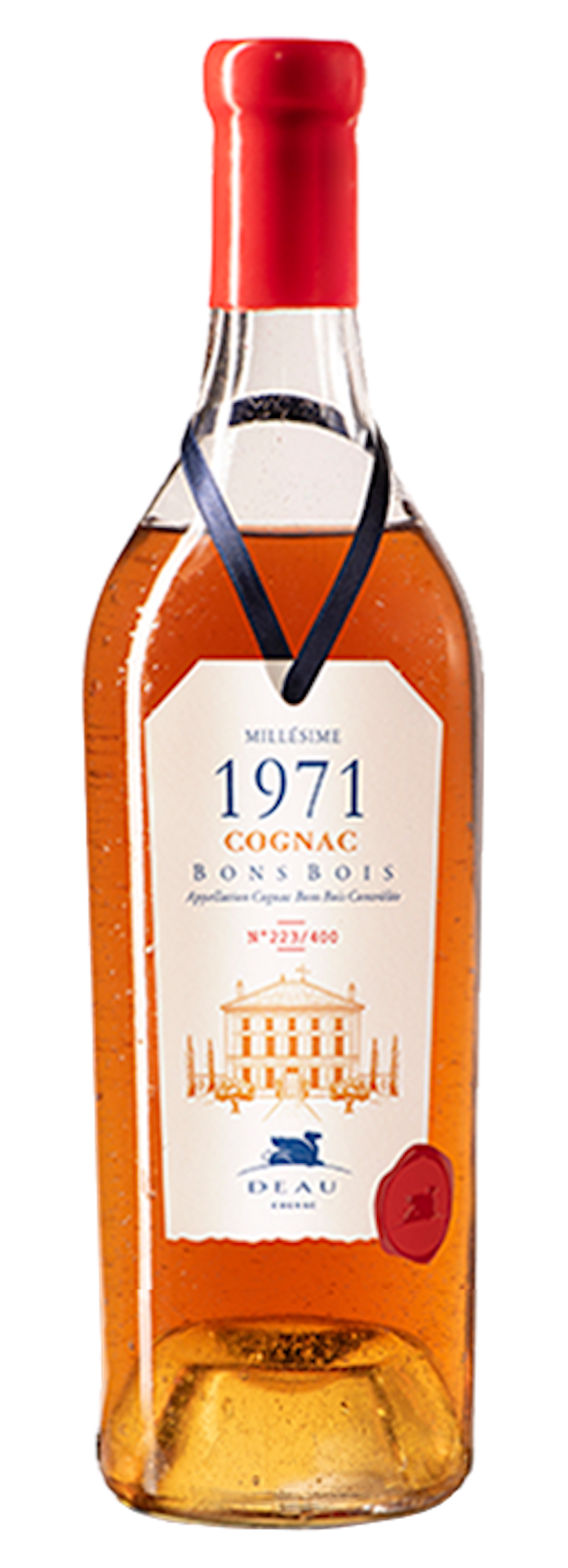 DEAU Cognac, Millésime 1971, Cru de Petite Champagne, 43% Alc/vol