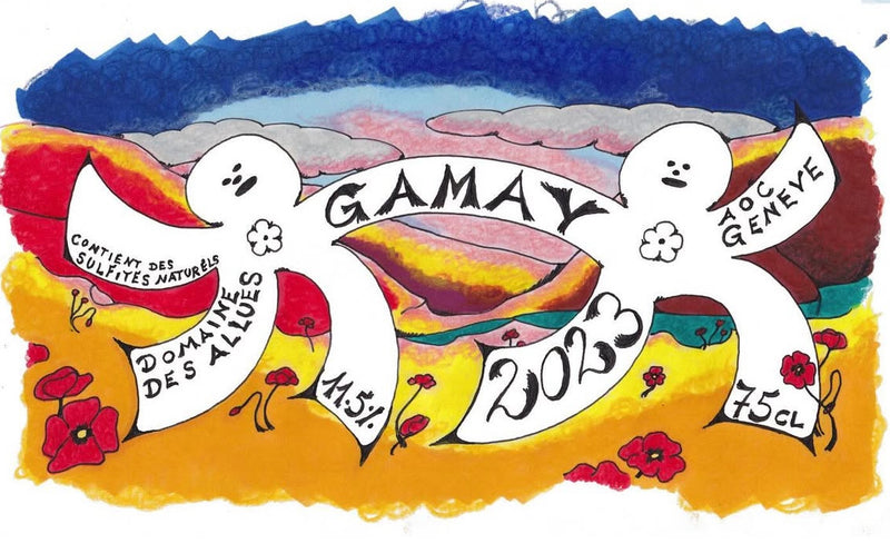 Domaine des Allues AOC Genève, Damien Schaller, Biodynamie et Nature, Gamay, 2023