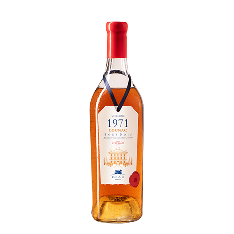 DEAU Cognac, Millésime 1971, Cru de Petite Champagne, 43% Alc/vol
