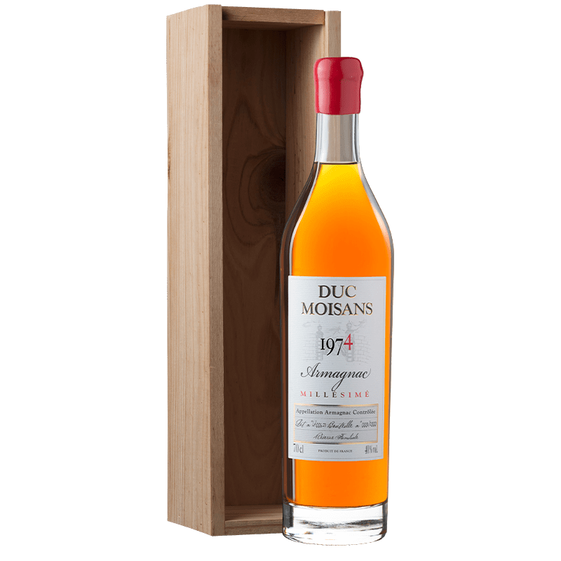 Armagnac Duc Moisans, Millésimé 1974, Très Vieille Réserve, 70cl