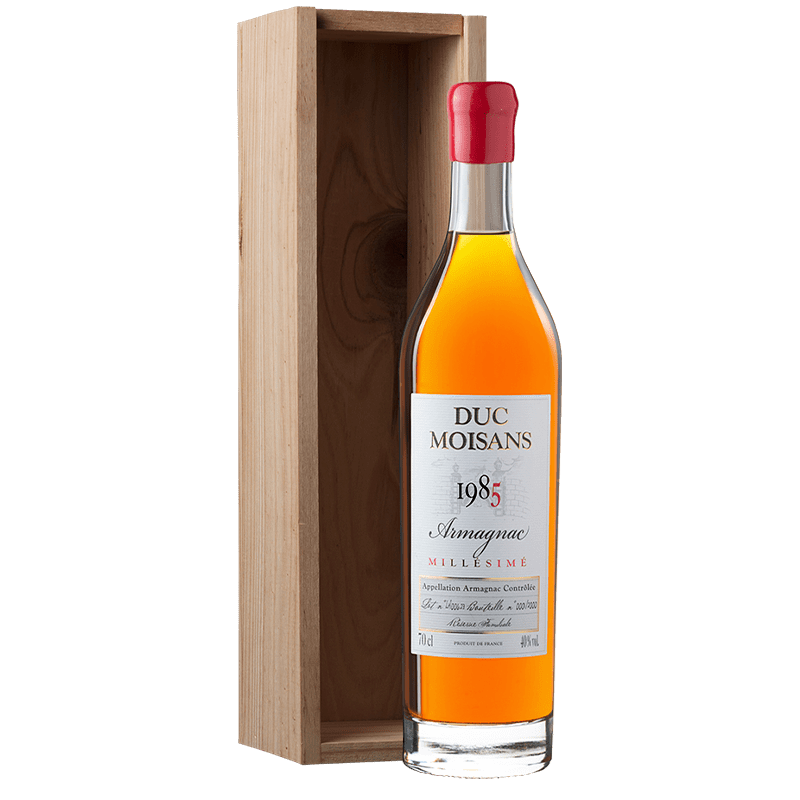 Armagnac Duc Moisans, Millésimé 1985, Très Vieille Réserve, 70cl