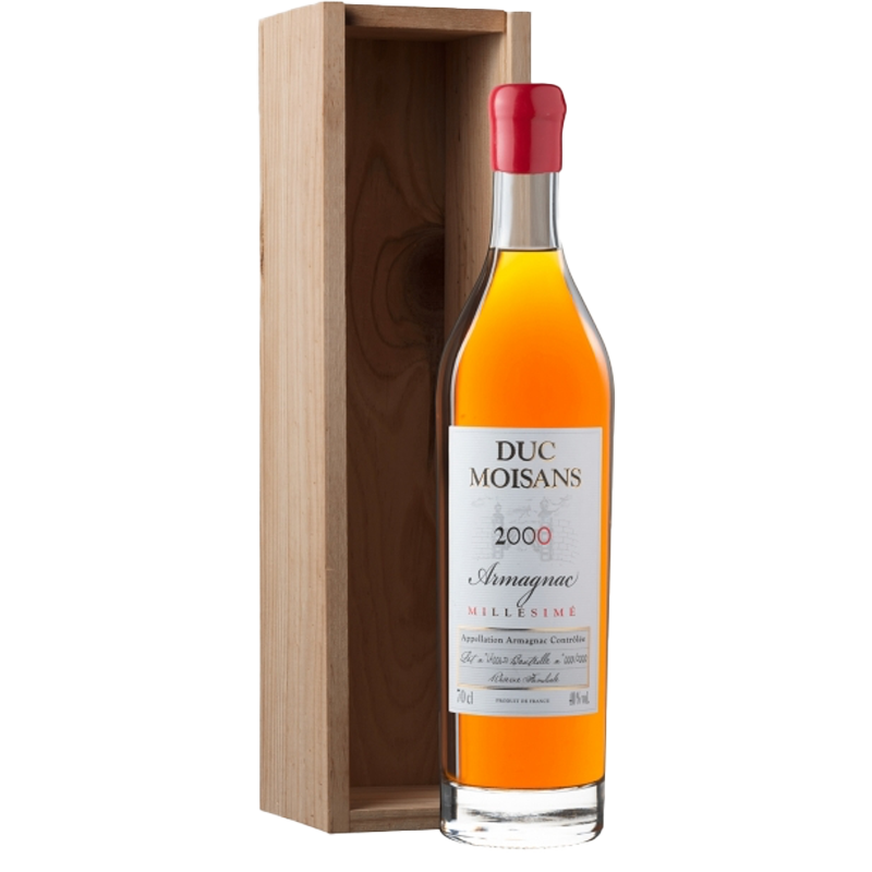 Armagnac Duc Moisans, Millésimé 2000, Très Vieille Réserve, 70cl