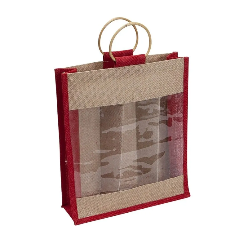 Sac Jute 3 bouteilles