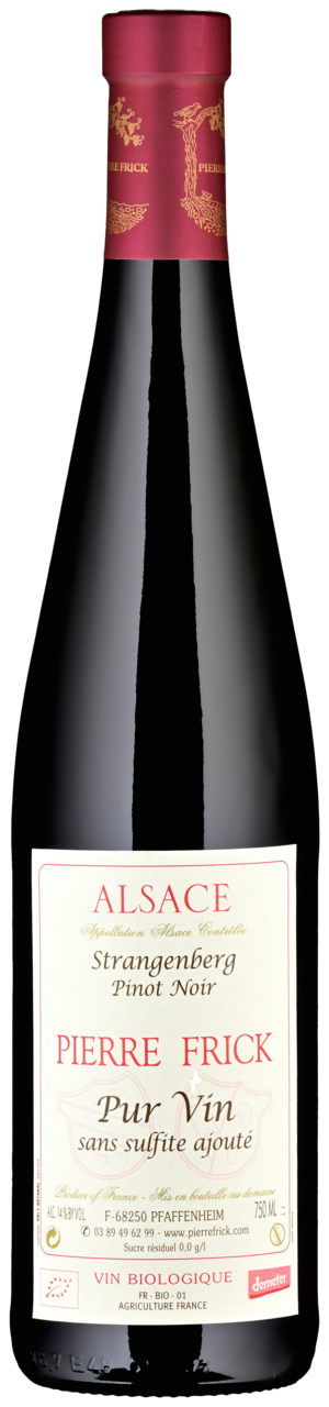 Domaine Pierre Frick, Pinot Noir Sans Soufre "Strangenberg", Bio, Alsace, 2022