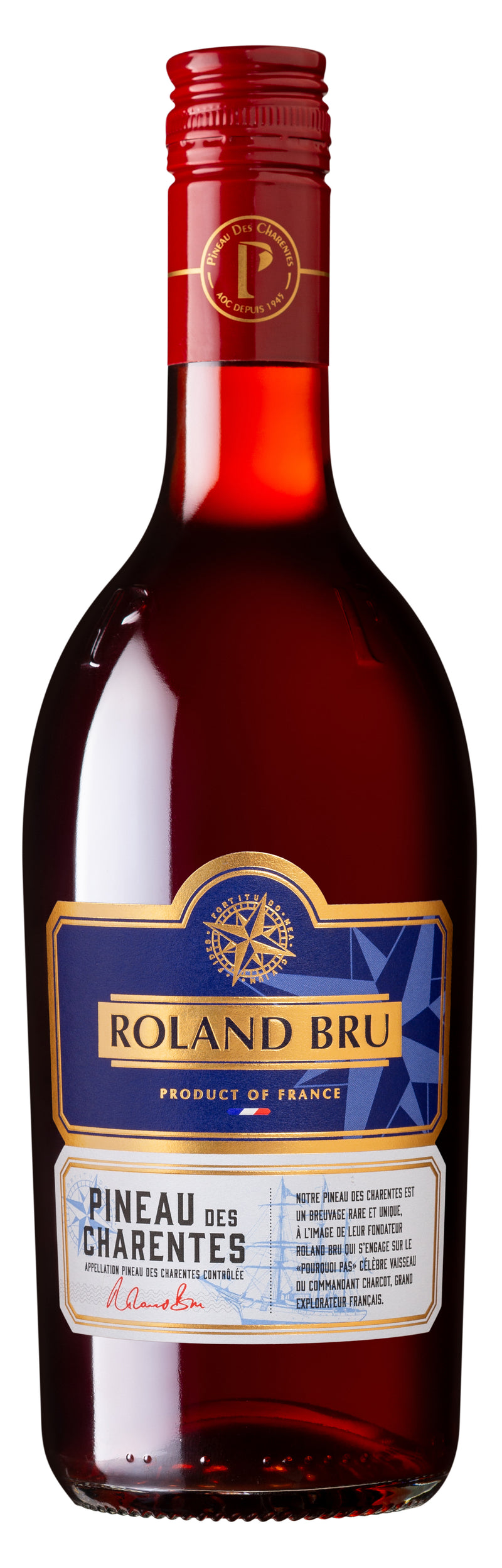 ROLAND BRU, Pineau des charentes rouge