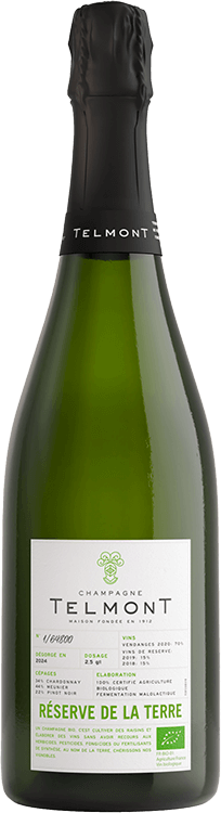 Champagne Telmont,  Cuvée "Réserve de la Terre", Biologique, Brut