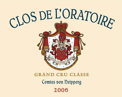 Clos de l'Oratoire, Saint-Emilion Grand Cru Classé, 2016