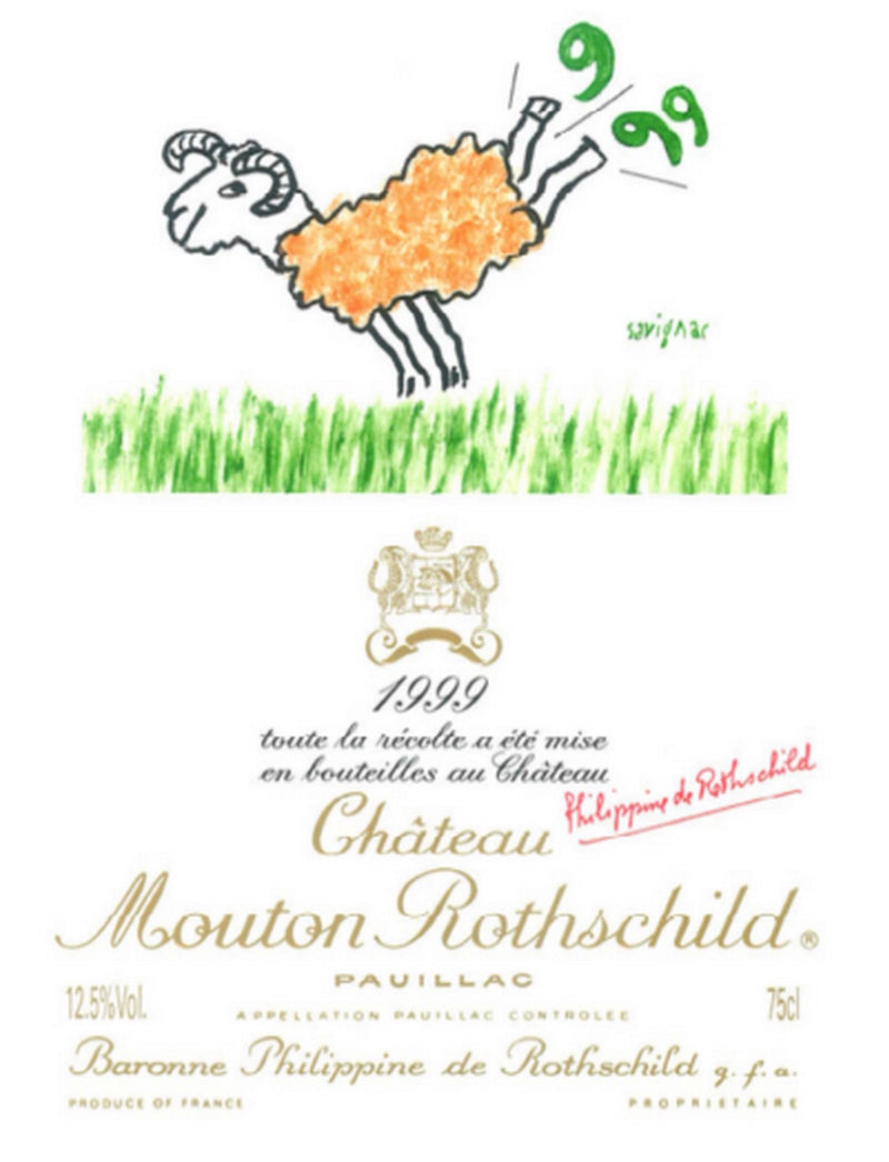 Chateau Mouton Rothschild, 1er Grand Cru Classé, 1999