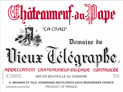 Domaine du Vieux Télégraphe "La Crau", Châteauneuf-du-Pape, 2000