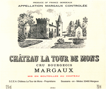 Chateau La Tour de Mons, 2010