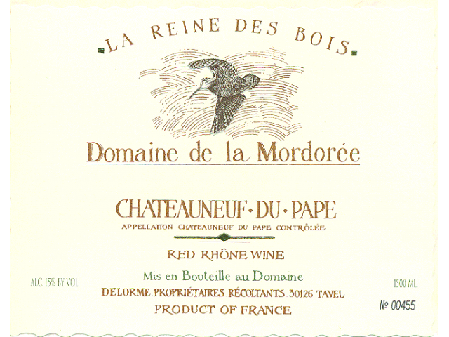 Domaine de La Mordorée, Cuvée de la Reine des Bois, Chateauneuf-du-Pape, 2003
