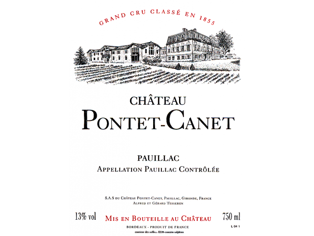 Chateau Pontet-Canet, Pauillac, 2008