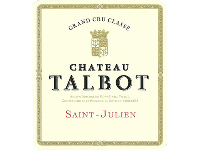 Chateau Talbot, Saint Julien, 2016