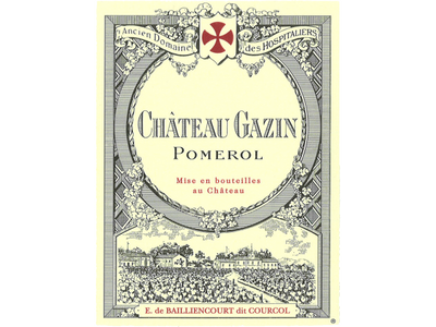 Chateau Gazin, 300 cl "Double Magnum", 2012