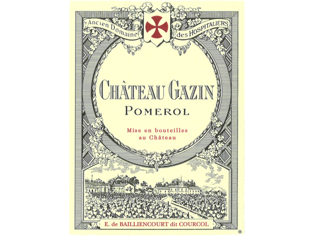 Chateau Gazin, 300 cl "Double Magnum", 2012