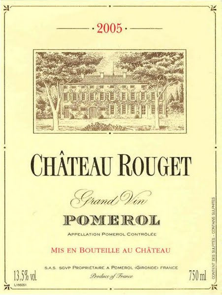 Chateau Rouget, Pomerol, 300 cl "Double Magnum", 2012