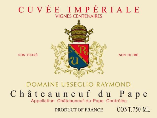 Domaine Raymond Usseglio, "Cuvée Impériale" Vignes Centenaires, Châteauneuf-du-Pape, 2010