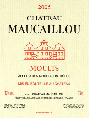 Chateau Maucaillou, Moulis, 2000
