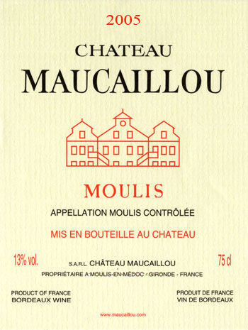 Chateau Maucaillou, Moulis, 2000