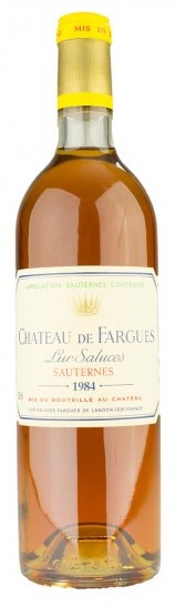 Chateau de Fargues, Sauternes, 1984