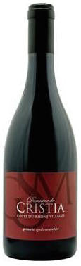 Domaine de Cristia, Cuvée "Grenache Syrah Mourvèdre GSM", Cotes de Rhone, 2013
