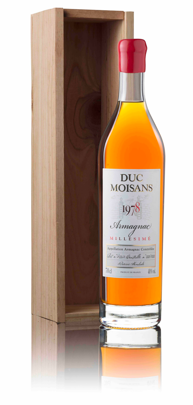 Armagnac Duc Moisans, Millésimé 1978, Très Vieille Réserve, 70cl