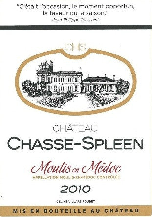 Chateau Chasse-Spleen, Moulis, 2013
