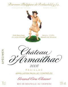 Chateau d'Armailhac, Grand Cru Classé de Pauillac, 150 cl "Magnum", 2012