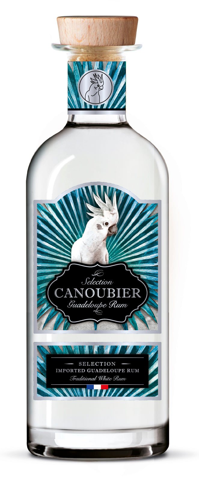 RHUM CANOUBIER BLANC, Distillé en Guadeloupe, 70cl