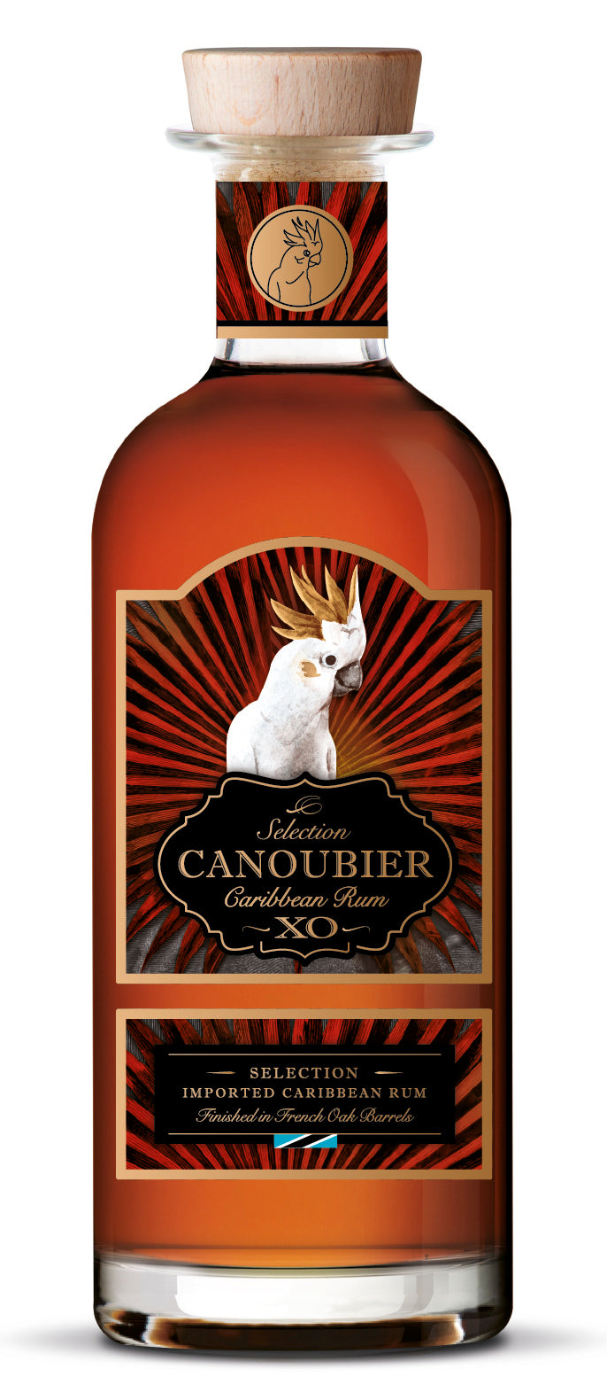 RHUM CANOUBIER XO, Distillé et Vieilli aux Caraibes, 70cl