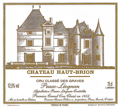 Chateau Haut-Brion, 1er Grand Cru Classé, Pessac-Léognan, 1974