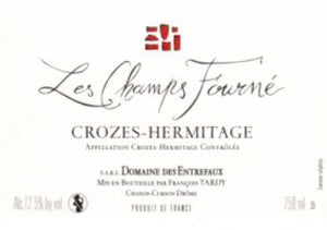 Les Champs Fourné, "Les Entrefaux", Crozes-Hermitage BIO, 2016