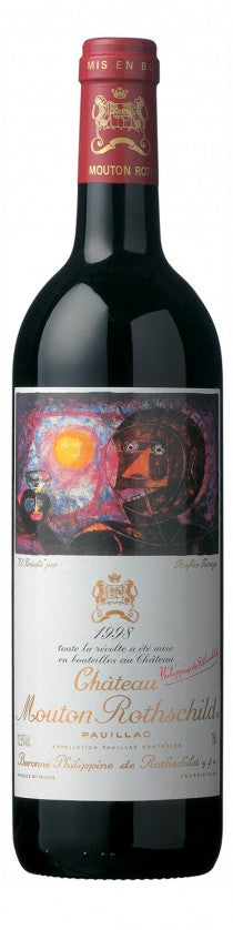 Chateau Mouton Rothschild, 1er Grand Cru Classé, 1998