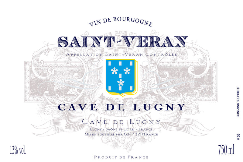 Saint Veran, Cave de Lugny, Bourgogne Blanc, 2015