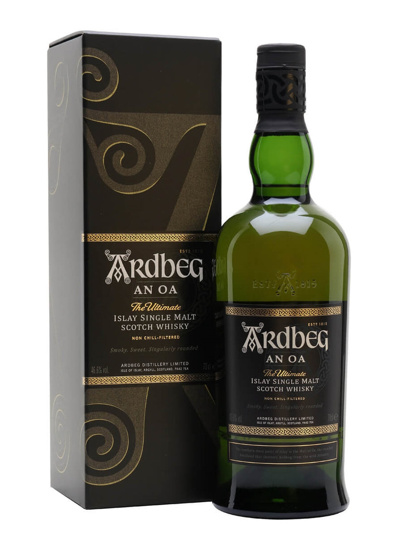 Whisky Ardbeg, On Oa, 70cl Islay, Ecosse