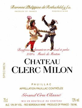 Château Clerc Milon, Pauillac, 5eme Grand Cru Classé, 1977