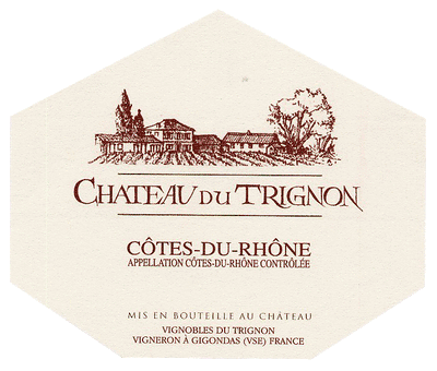 Cotes du Rhone, Chateau du Trignon, 2013