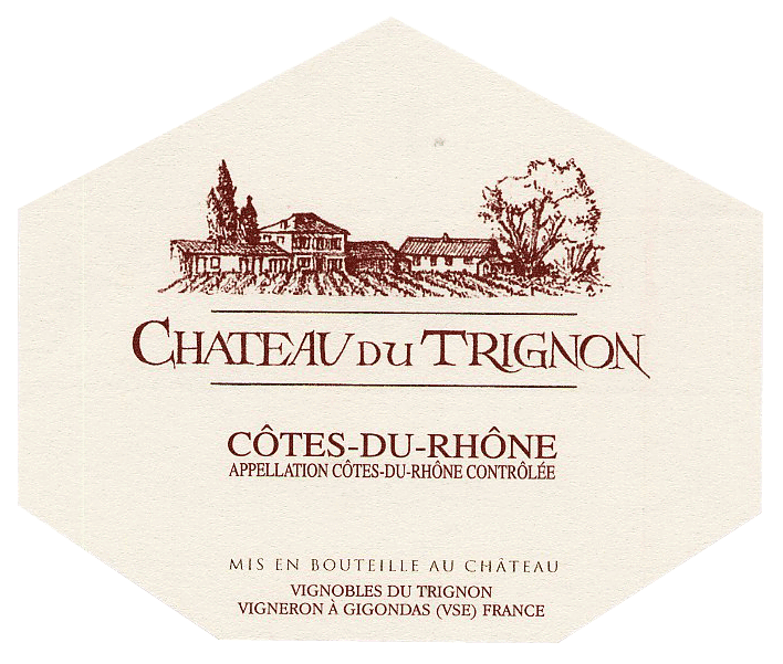 Cotes du Rhone, Chateau du Trignon, 2013