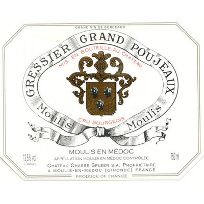 Chateau Gressier Grand Poujeaux, 1996