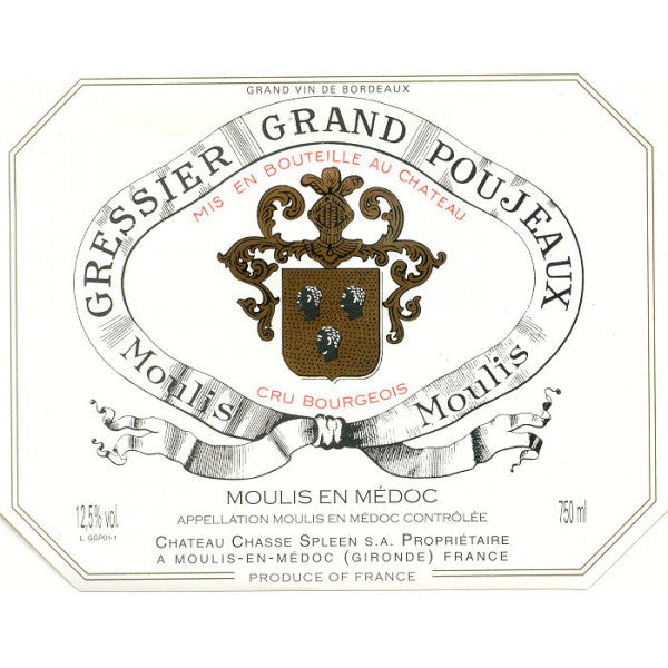 Chateau Gressier Grand Poujeaux, 1996