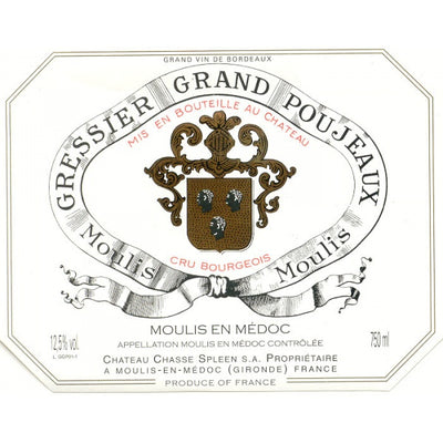 Chateau Gressier Grand Poujeaux, Moulis, 2007