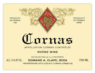 Auguste Clape, Cornas, 2011