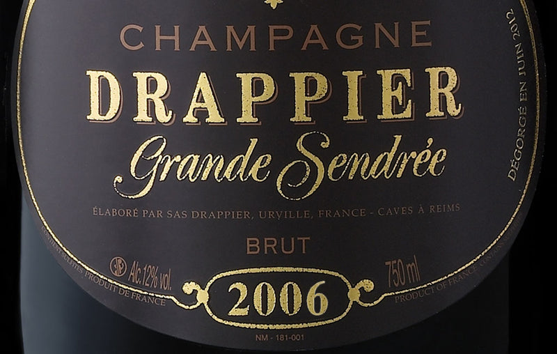 Champagne Drappier, Grande Sendrée, Millésimé 2010, 150cl "Magnum"