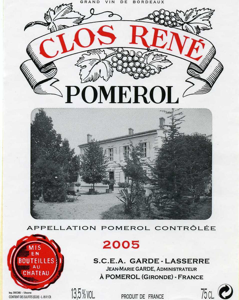 Clos René, Pomerol, 150 cl "Magnum", 2014