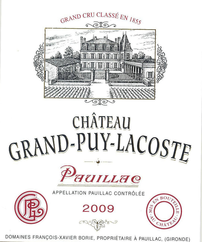 Chateau Grand Puy Lacoste, 2012, 300 cl, "Double Magnum"