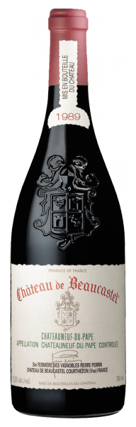 Château de Beaucastel, Jean-Pierre & François Perrin, Châteauneuf-du-Pape, 1989