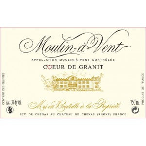 Chateau de Chénas, "Coeur de Granit", Moulin à Vent, 2013